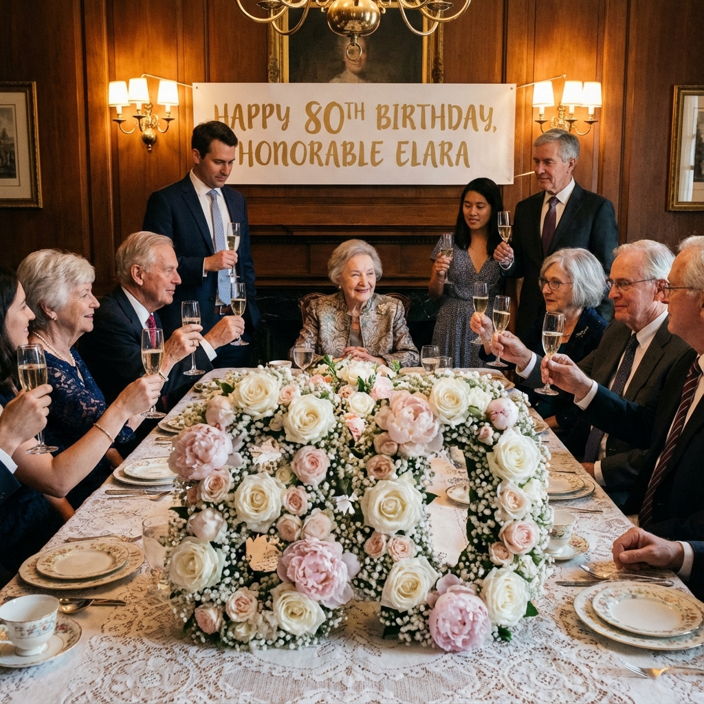 Geburtstagswünsche für Frauen 80